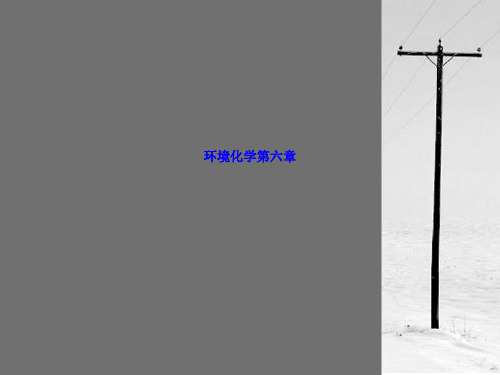 环境化学第六章 ln