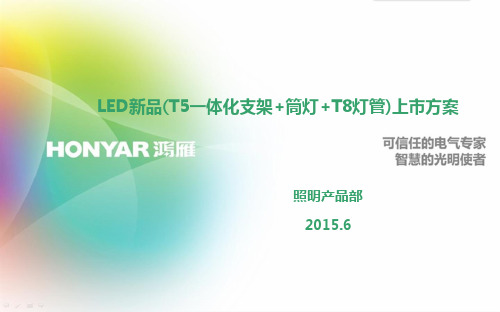 LED新品(T5一体化支架 筒灯全解