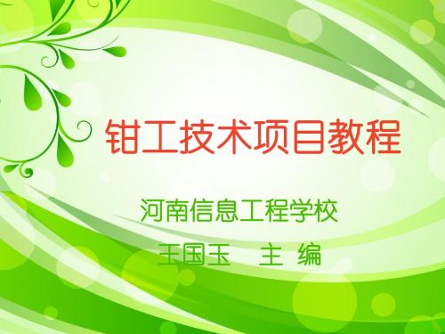 项目一  钳工测量量具的认知与使用