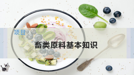 畜类原料基本知识