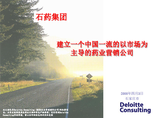 石药集团的营销策略分析