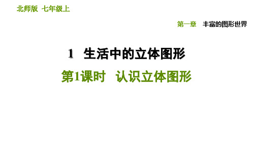 认识立体图形 (最新课件)