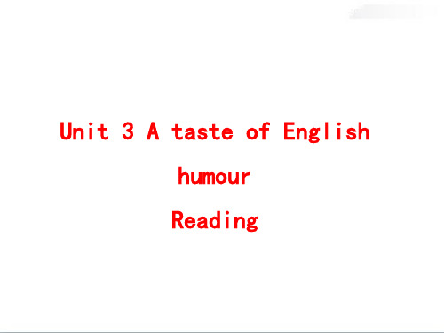 人教版高中英语必修4Unit3--Reading优质(共22张)ppt课件