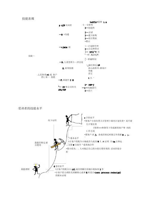 麦肯锡Mckinsey-咨询顾问必备宝典-技能表资料