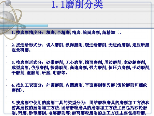 模具加工之砂轮与单颗磨粒加工
