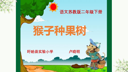 《猴子种果树》课件