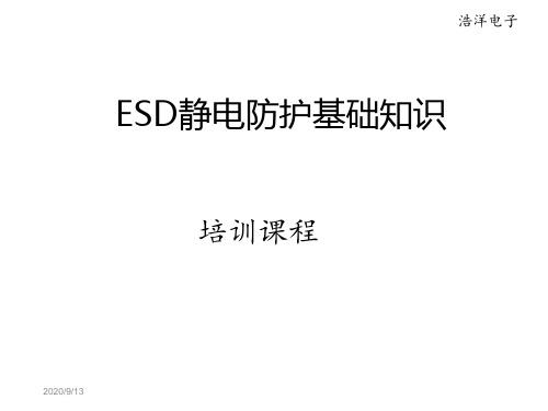 ESD静电防护知识培训 (2)教学材料