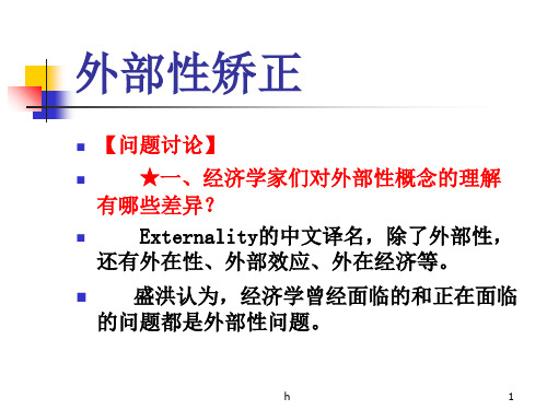《外部性矫正》PPT课件