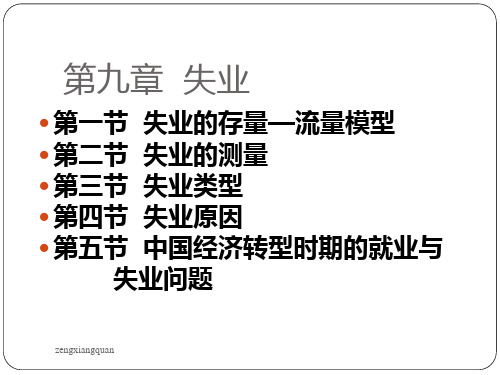 第九章-失业理论(下)PPT课件