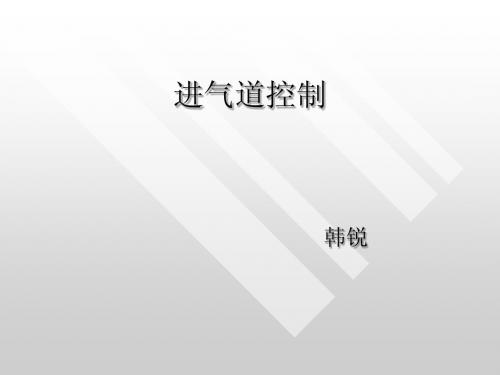 流动稳定-进气道控制