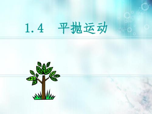 平抛运动说课