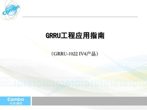 GRRU工程应用指南