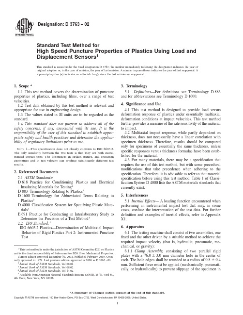 ASTM D3763