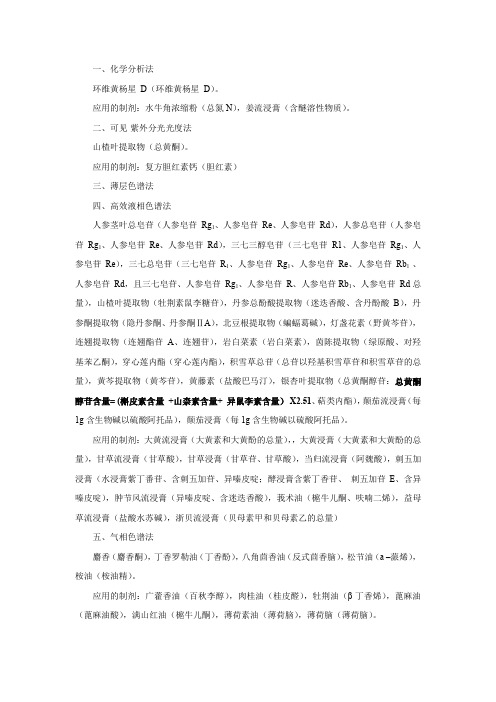 中药提取物
