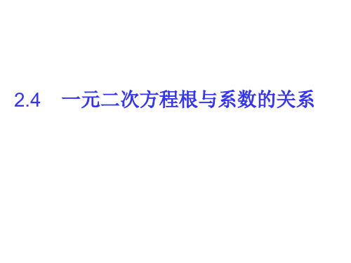 韦达定理ppt