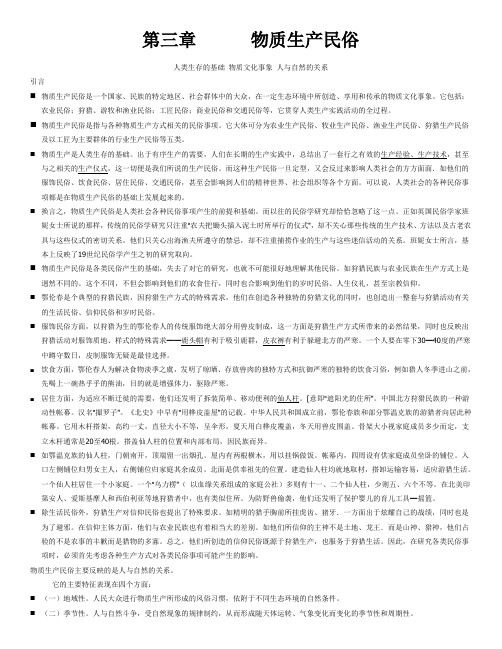 物质生产民俗