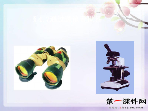 《通过透镜看世界》ppt(教科版八上)PPT教学课件