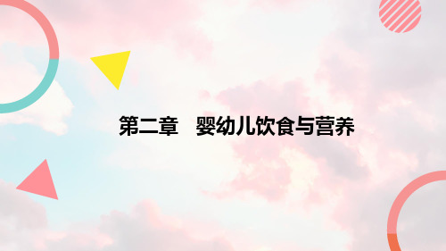 婴幼儿饮食与营养 PPT课件