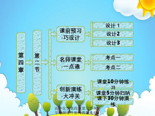高中化学第四章第二节化学电源课件新人教版选修4