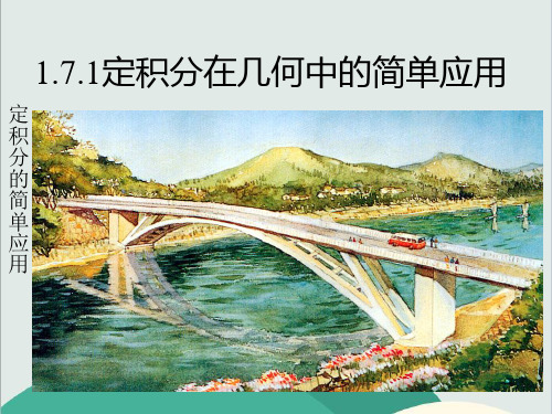 (vip免费)【数学】1.7.1《定积分在几何中的简单应用》课件(人教A版选修2-2)