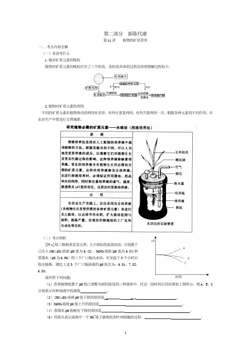 011植物对矿质元素的利用