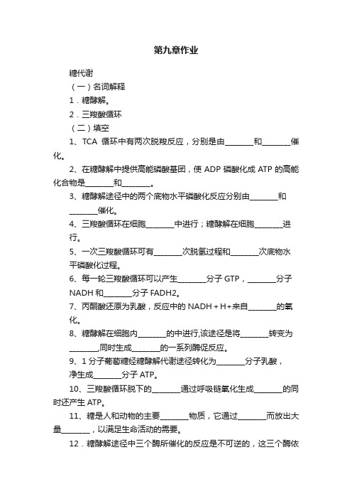 第九章作业