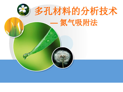 氮气吸附法(等温吸附)..