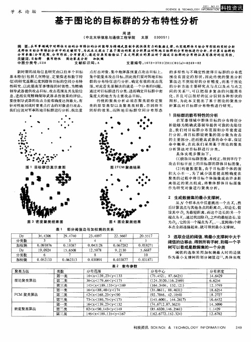 基于图论的目标群的分布特性分析