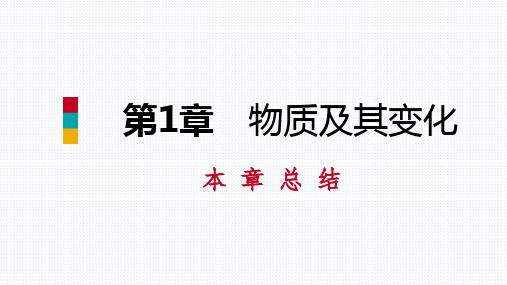 浙教版九年级科学上册第1章 物质及其变化复习课件(共41张PPT)