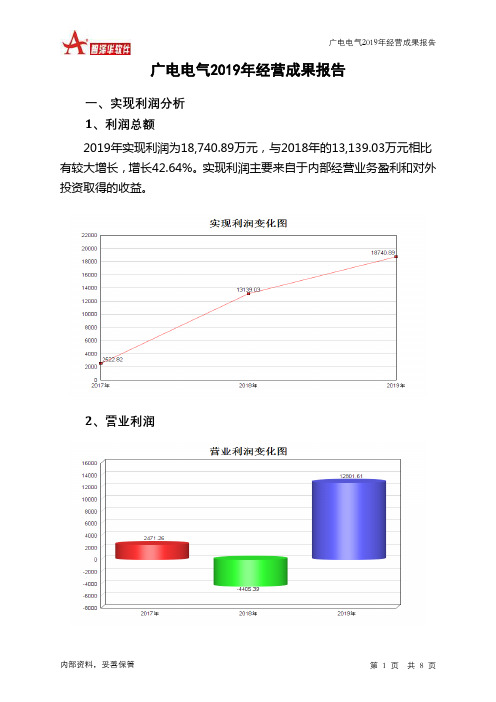 广电电气2019年经营成果报告