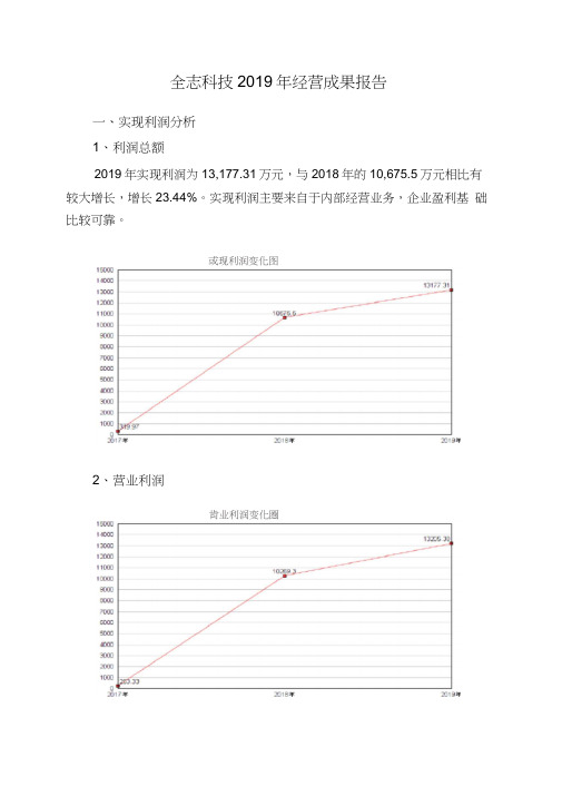 全志科技2019年经营成果报告