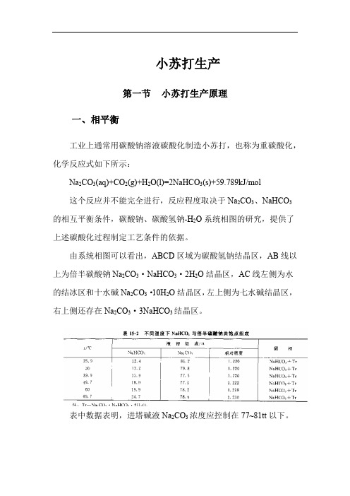 纯碱工学-小苏打生产
