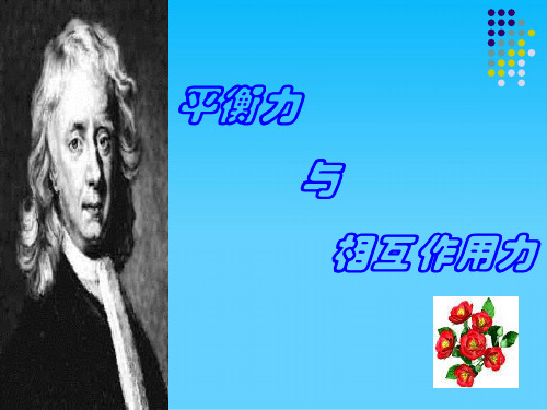 物理学--平衡力与相互作用力讲义(ppt 29页)