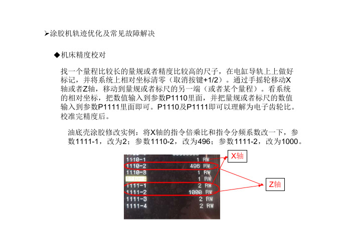 涂胶机维修总结