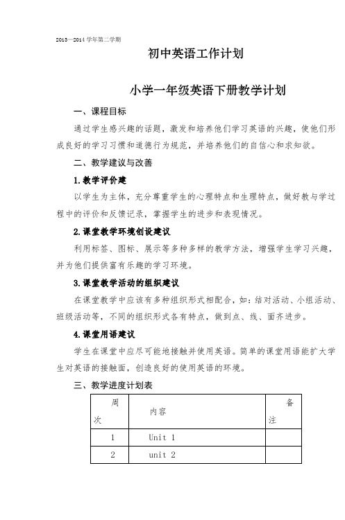 20132014学年第二学期