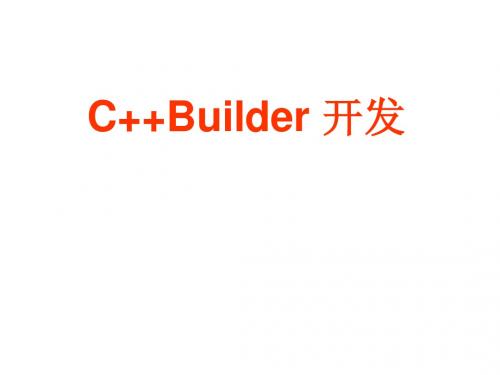 C++Builder开发