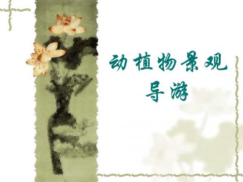 动植物景观导游