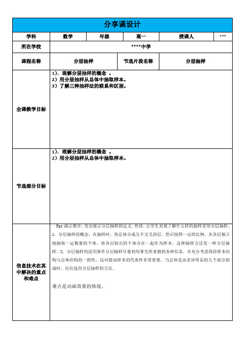 【信息技术】技术支持”分享课“成果集作业模板