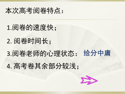 高中英语教师培训课件高考英语书面表达阅卷情况分析及启示