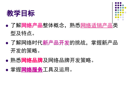 网络产品策略