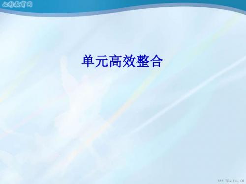 2013广东高考历史岳麓版一轮复习课件第15单元--单元高效整合.