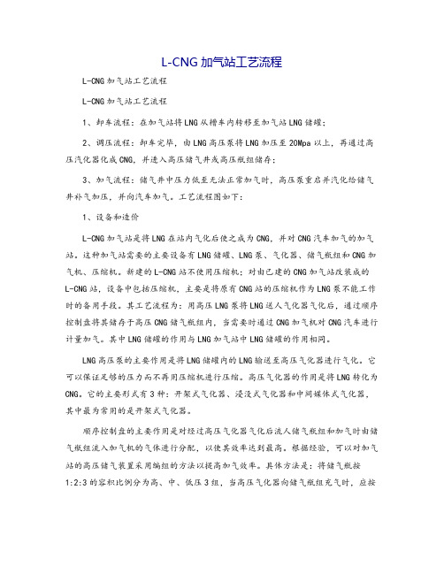 L-CNG加气站工艺流程