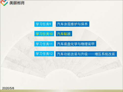 中职教育-《汽车美容与装潢经营》课件：项目3任务10  汽车贴膜.ppt