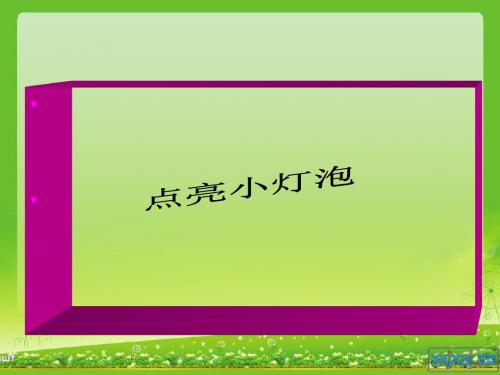 《点亮小灯泡》课件