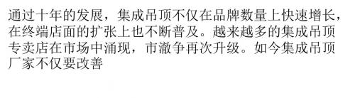集成吊顶专卖店运营 PK制度带动全员发力