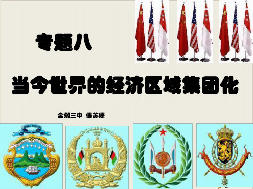 人民版当今世界经济区域集团化的发展完美课件1