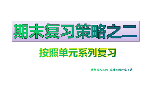 部编版语文六年级语文上册字词句 单元知识点专项 预习、复习课件【再更新】