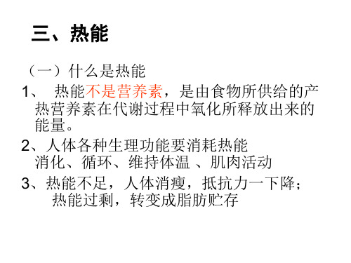 三、热能
