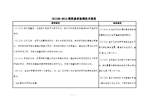 建筑基桩检测技术规范