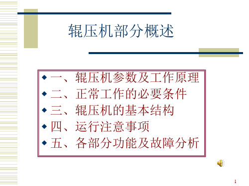 辊压机培训资料